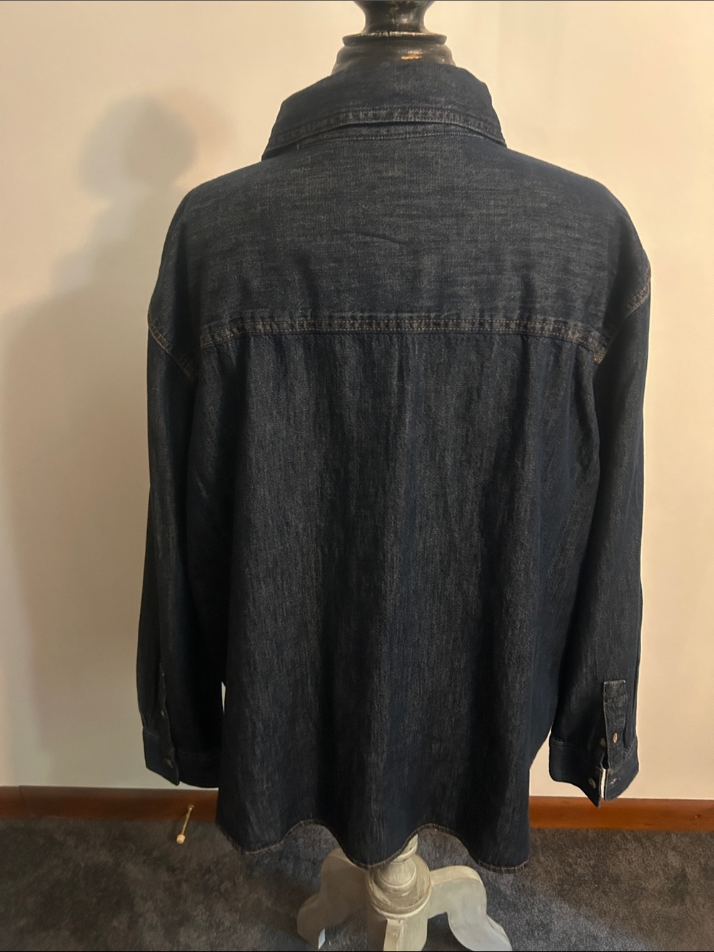 Lee Women's Indigo Denim Button-Front Shirt - Picture 4 of 6